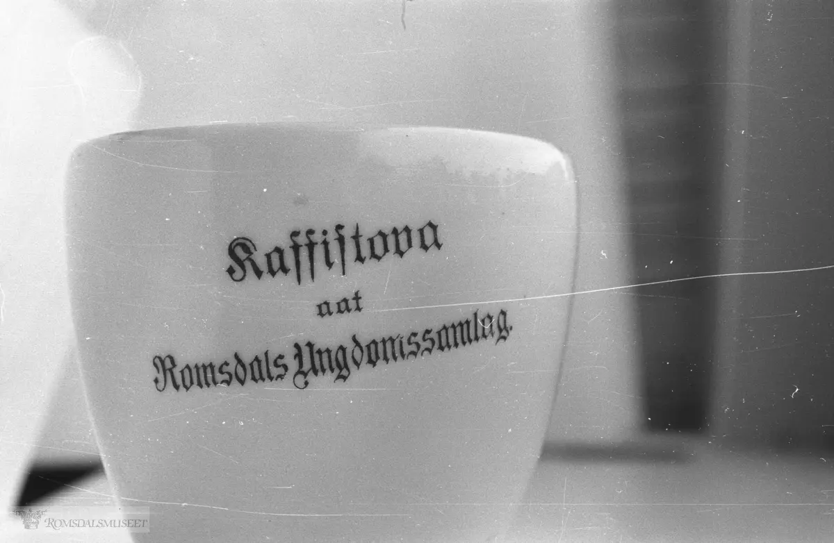 Kaffekopp fra Kaffistova. .(Se Jul i Romsdal 1990)