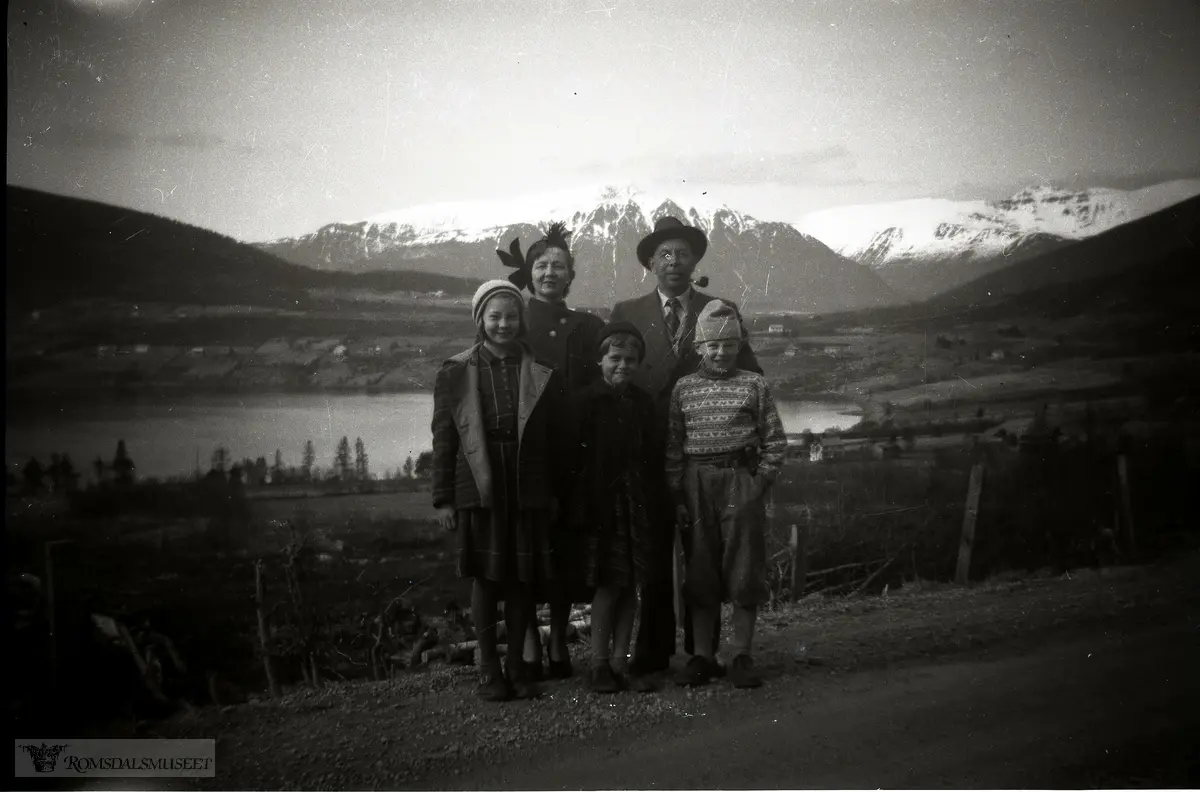 Tatt i Malmefjorden på 1950-tallet.