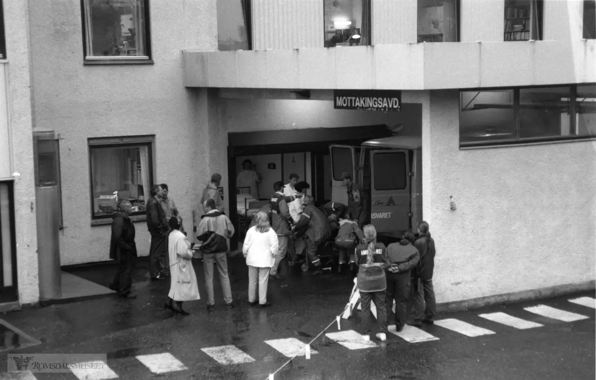 Mottaksavdelingen ved fylkessjukehuset i Molde.