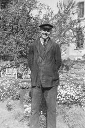 Hamar lærerskole, vaktmester Fridtjoff Larsson,