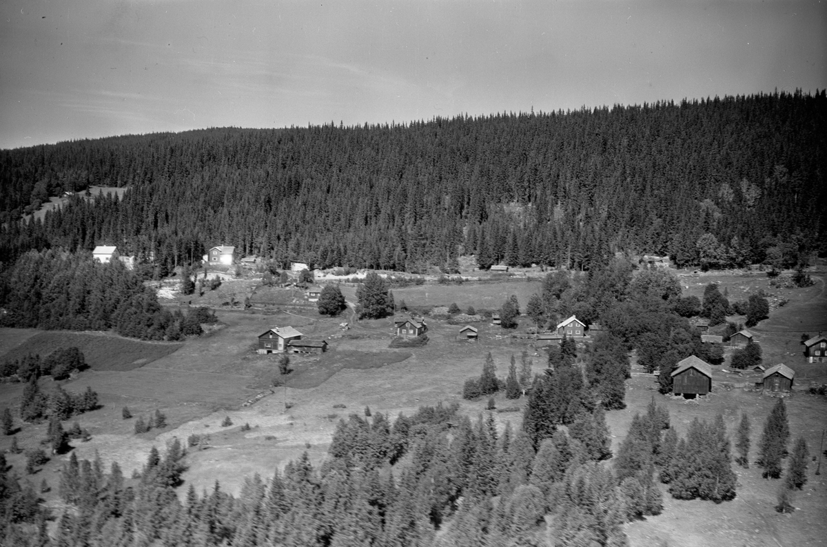 Flyfoto av Messenlien nordre, Mesnalia, Ringsaker.