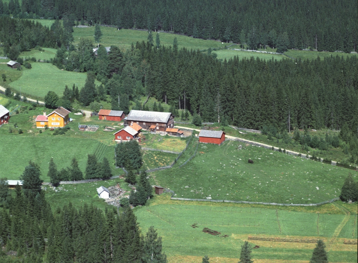Flyfoto, Sletten, Brøttum, Ringsaker.