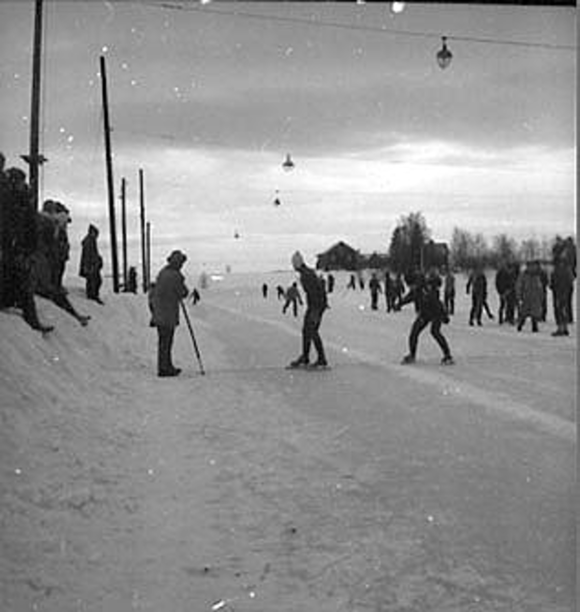 SKØYTELØP, SKØYTESTEVNE, STANGE IDRETTSBANE, STANGE REALSKOLE, 
