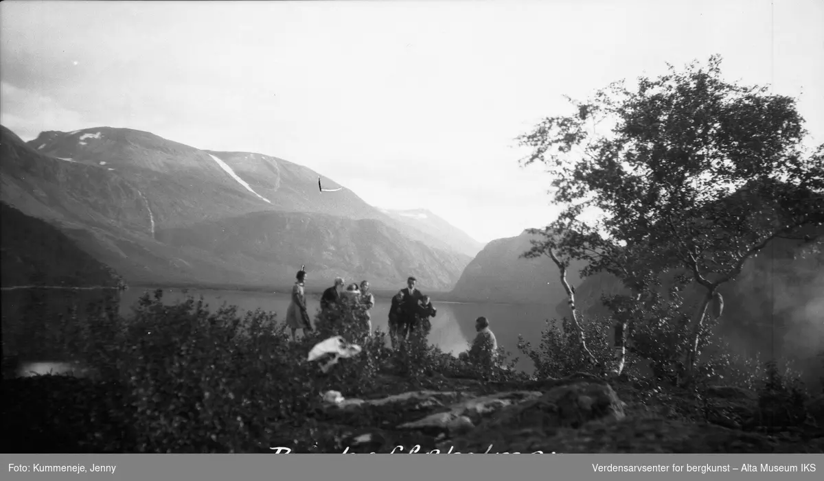 Tur ved Storvannet, Talvik. 1928