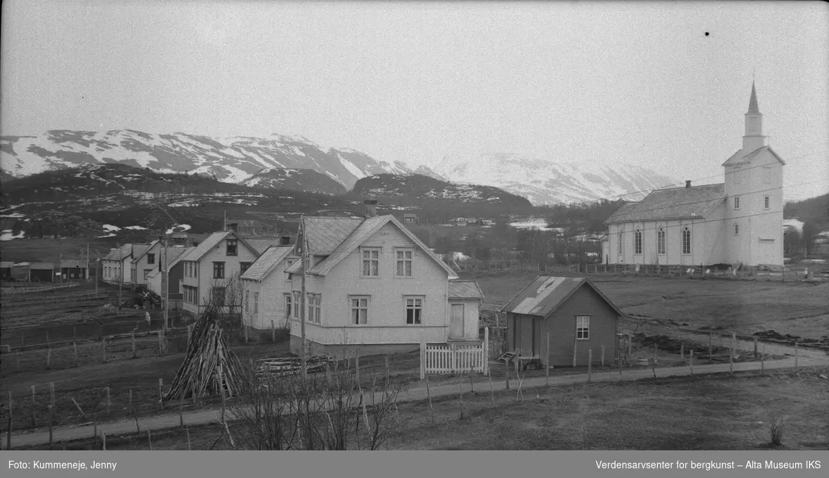 Talvik kirke og boliger, 1934