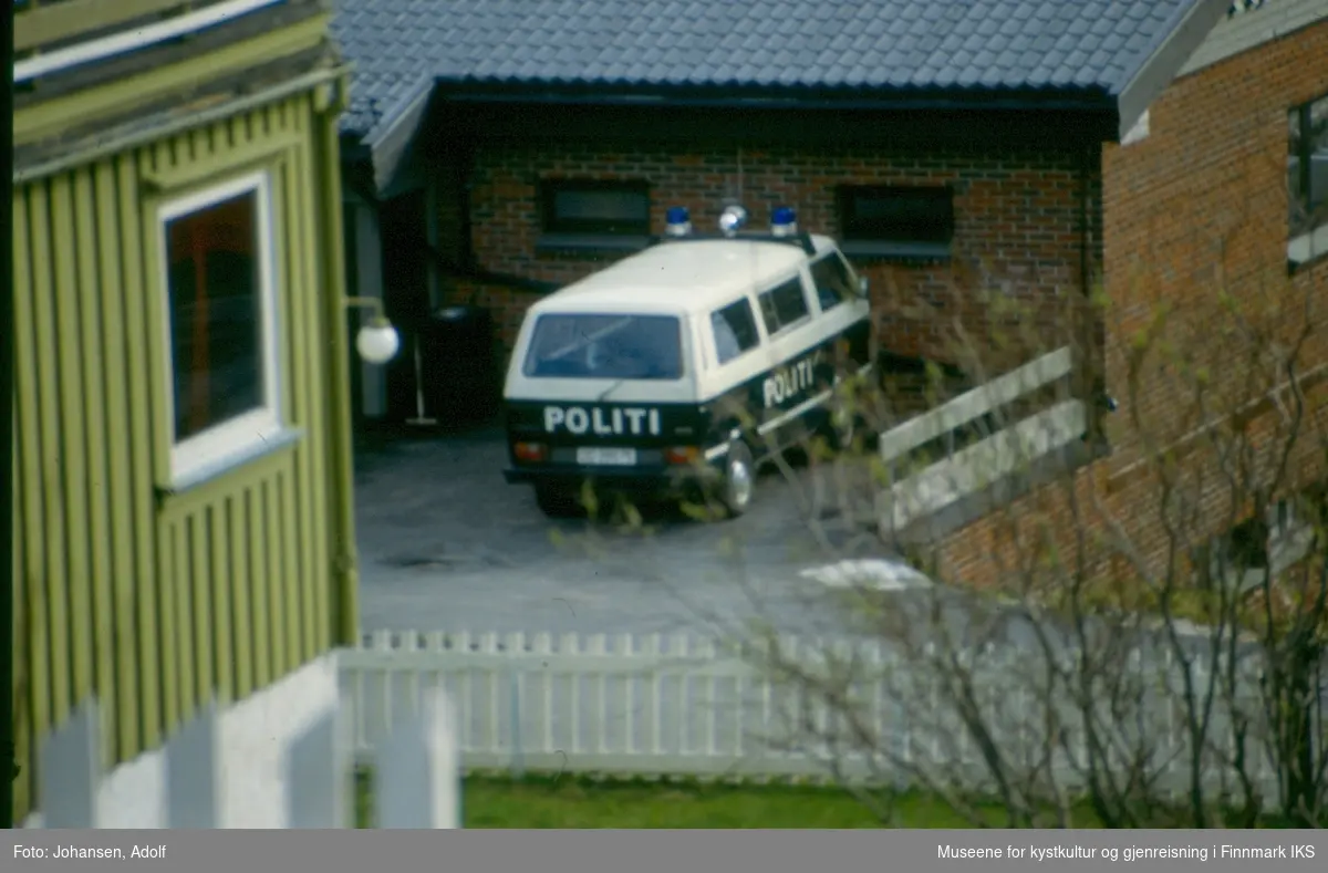Politibilen i Havøysund. 1970-tallet.