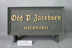 Et fiolinverksted etter Odd P. Jacobsen (1911-2007), Trondheim