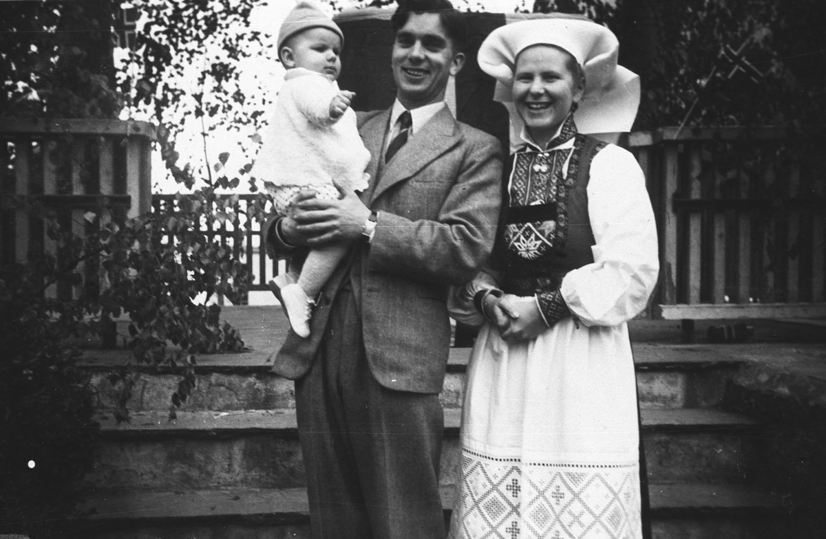 Eivind, Trygve og Herborg Kiberg