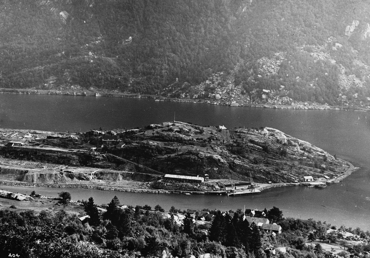 Sinkfabrikken på Eitrheimsneset i 1927.