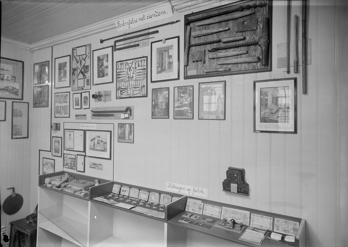 Fra det nyåpnede Kriminalmuseet i Trondheim