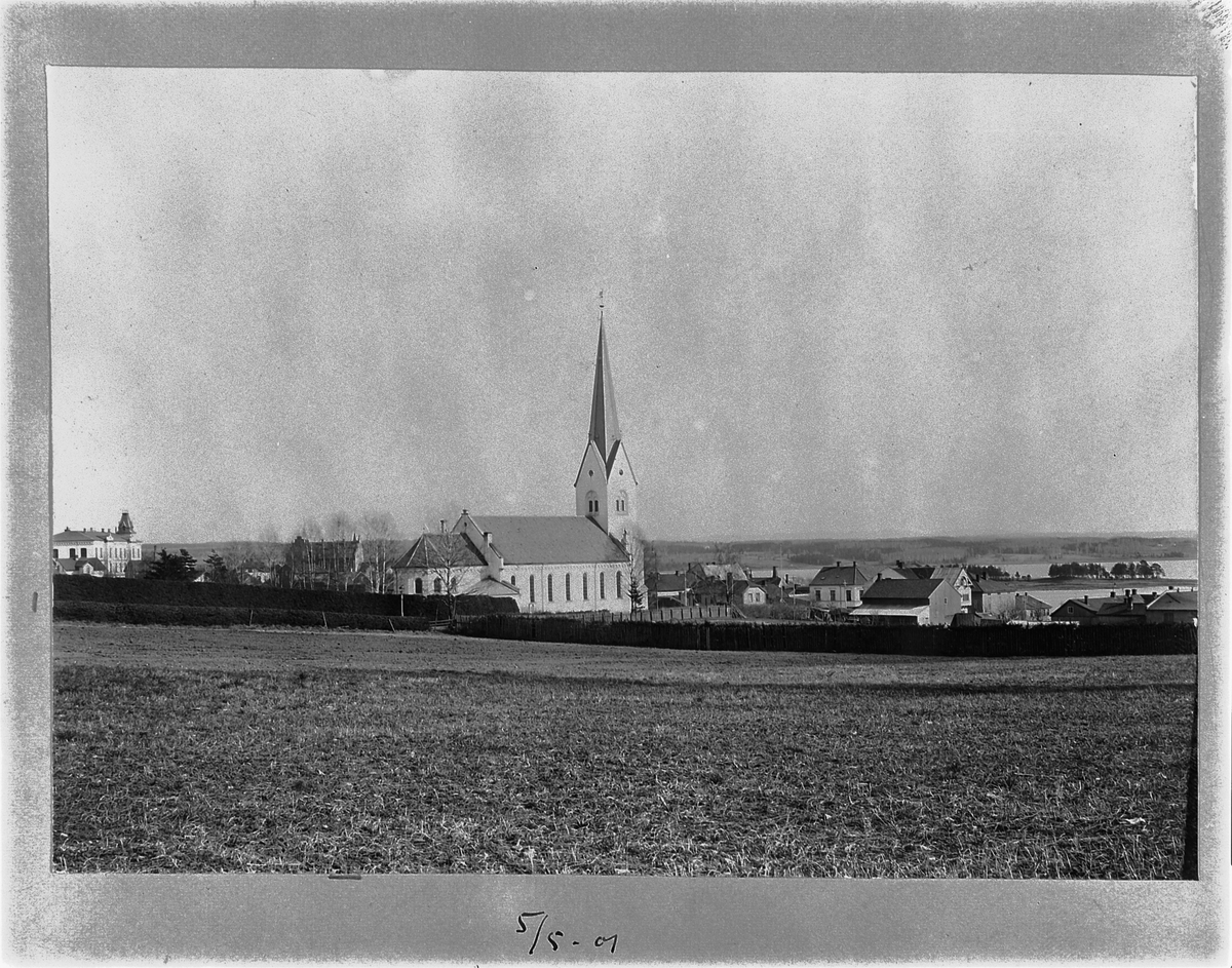 SAGATUN, HAMAR DOMKIRKE, FØR VILLABEBYGGELSE, 5-5-1901. 