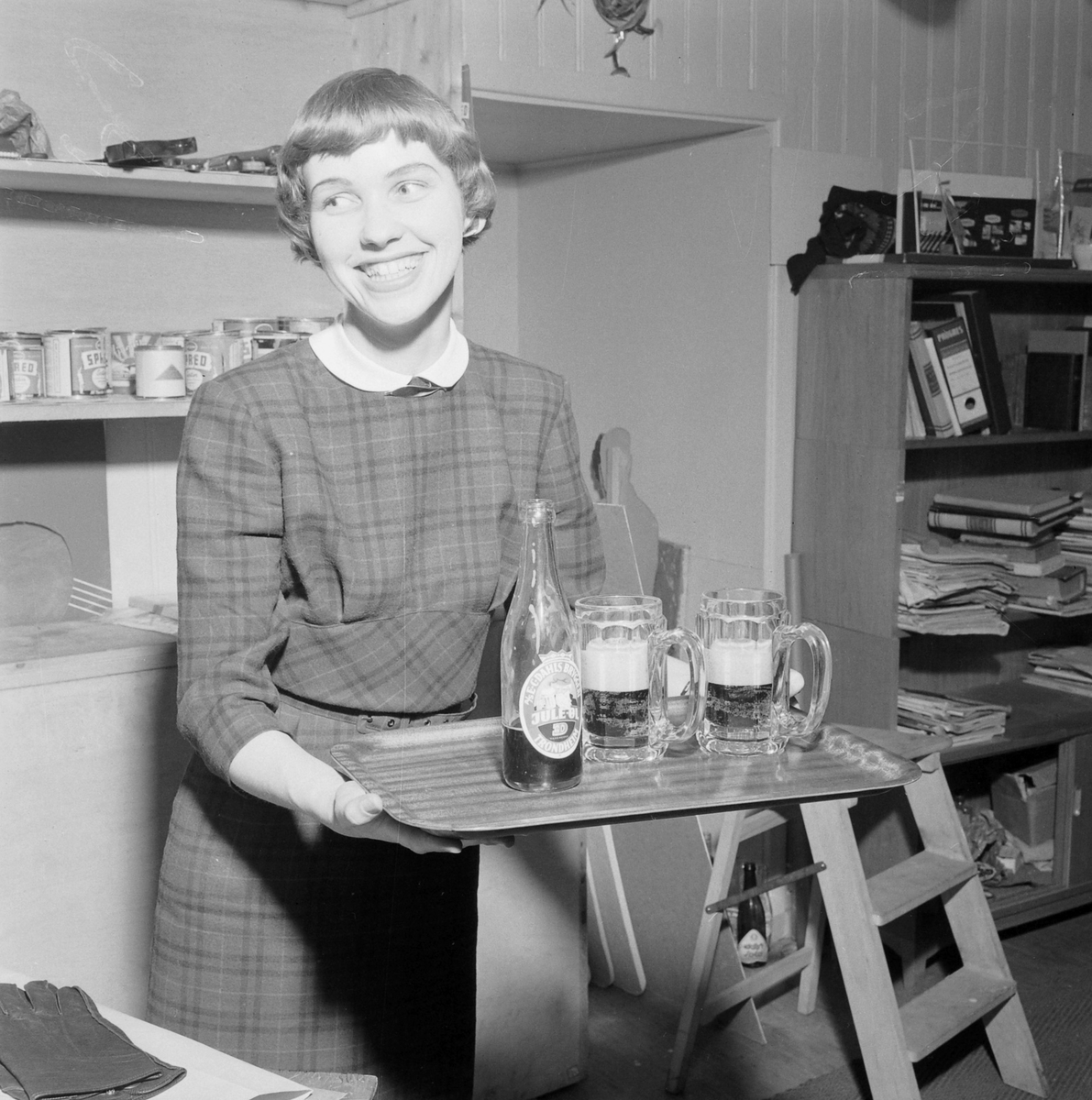 E.C. Dahls Bryggeri. Reklamefoto for juleøl