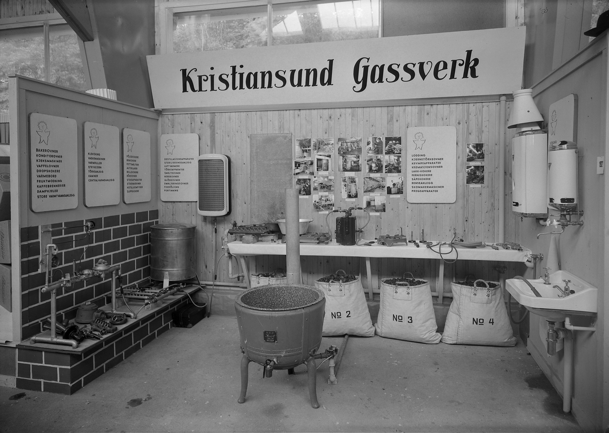 Nordmørsutstillinga i Kristiansund 1950. Kristiansund Gassverk