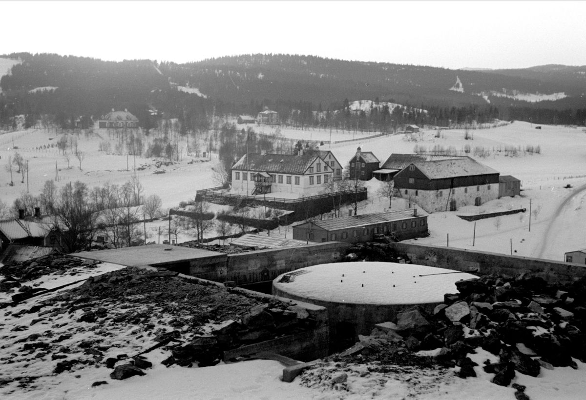 Kanonstilling på borgen på Trøndelag Folkemuseum