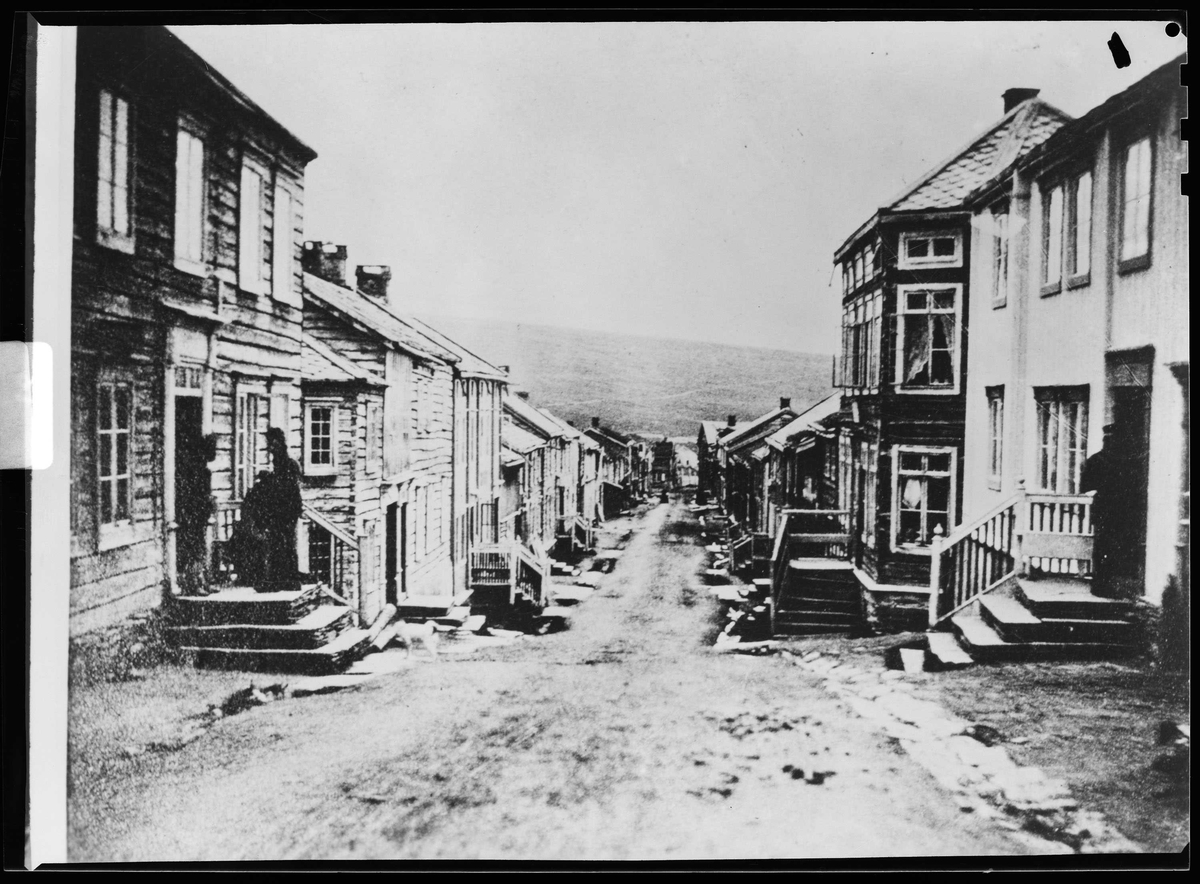 Bebyggelse i Kjerkgata på Røros