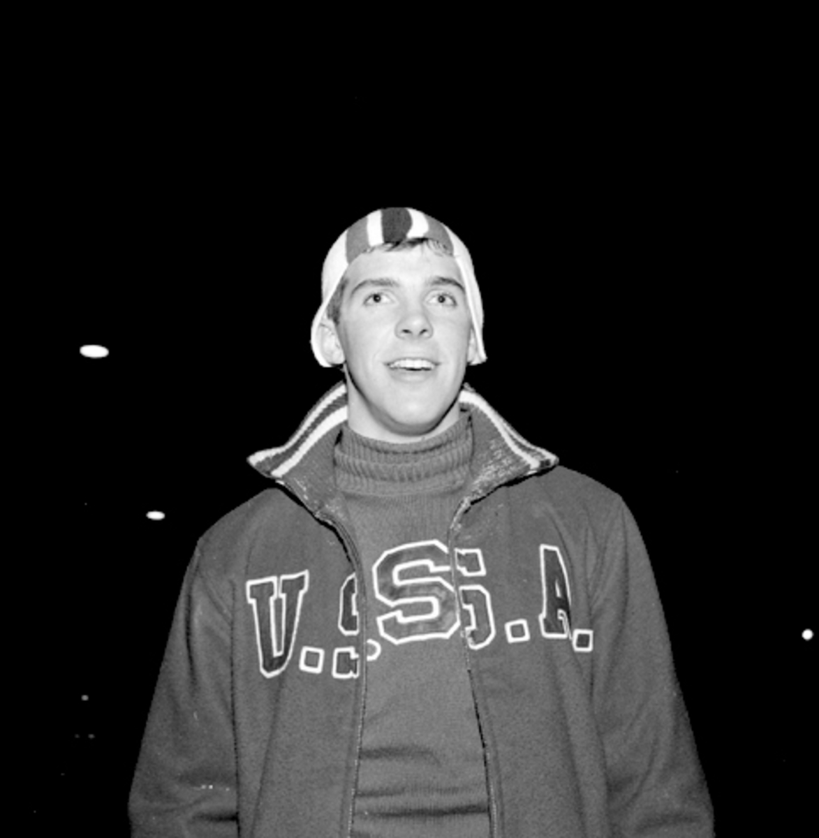 Eddie Rudolp, USA, skøyteløp, Hamar Stadion.