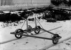 Hamar, ingeniør Sverre Hagen bygde en dresin for Norges Stat