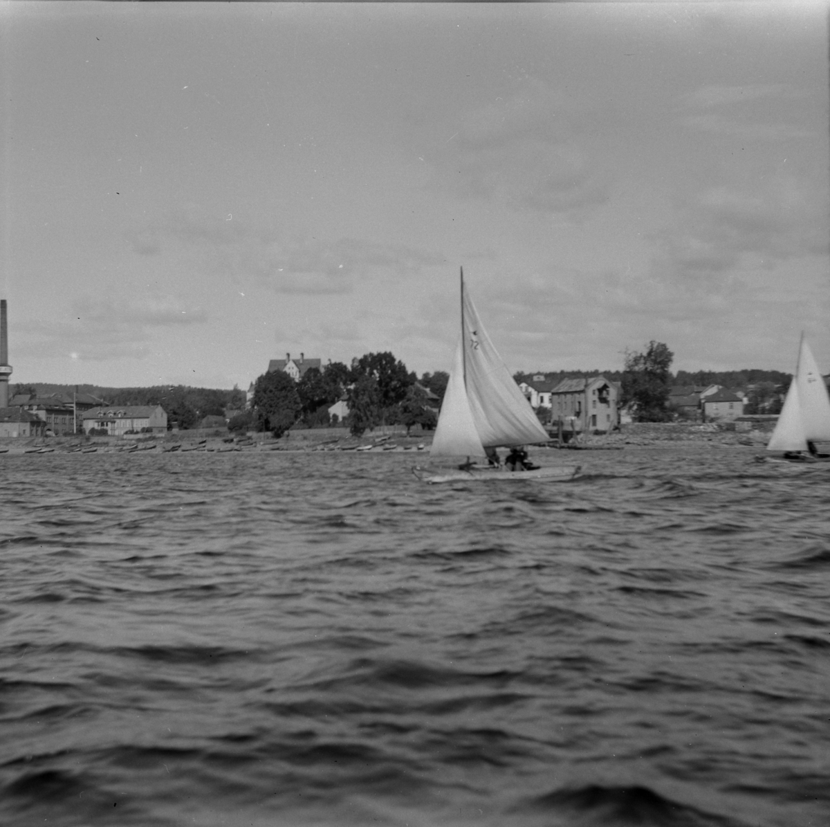 Hamar seilforenings klubbmesterskap 1945, regatta, Seilerbrygga i Koigen, båttypene Sniper og Joller, 