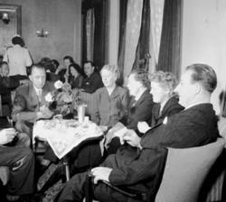 Hamar, Astoria Hotell, fest for de ansatte ved Hamar Slakter