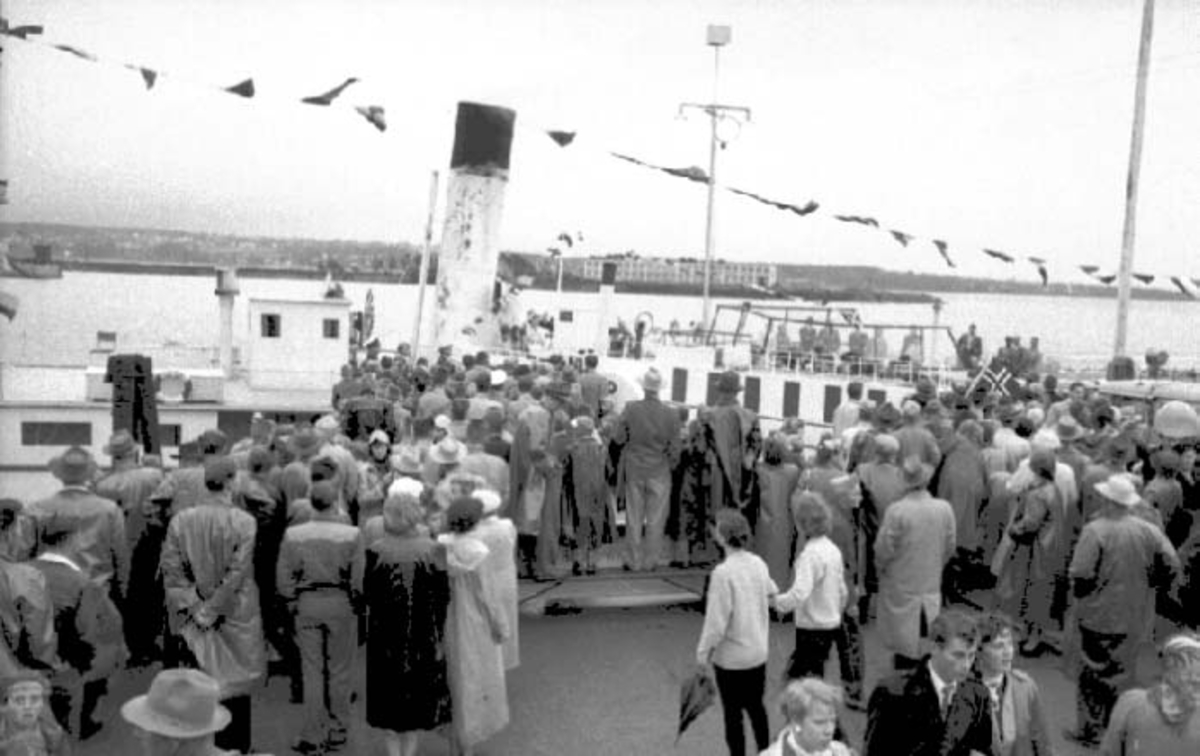 Hamardagen 1956, Skibladner, modell, Hamar brygge.