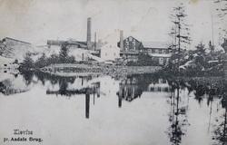 Bilder fra fabrikktida - Klevfos Cellulose- & Papirfabrik, Ådalsbruk i Løten kommune