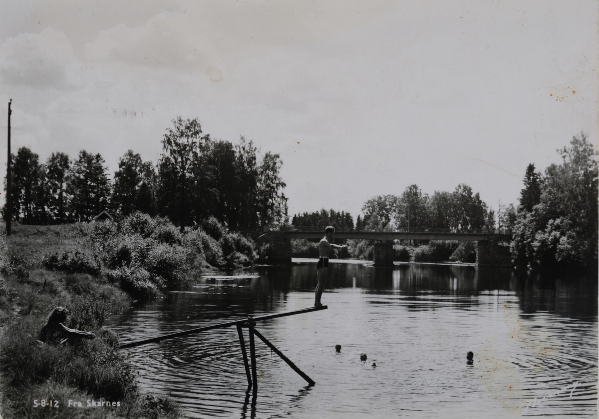 Badene i Glomma, Skarnes. 