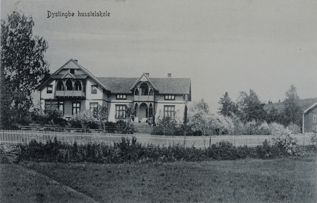 Postkort, Vang H, Dystingbo husstellskole,