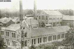 Bilder fra fabrikktida - Klevfos Cellulose- & Papirfabrik, Ådalsbruk i Løten kommune