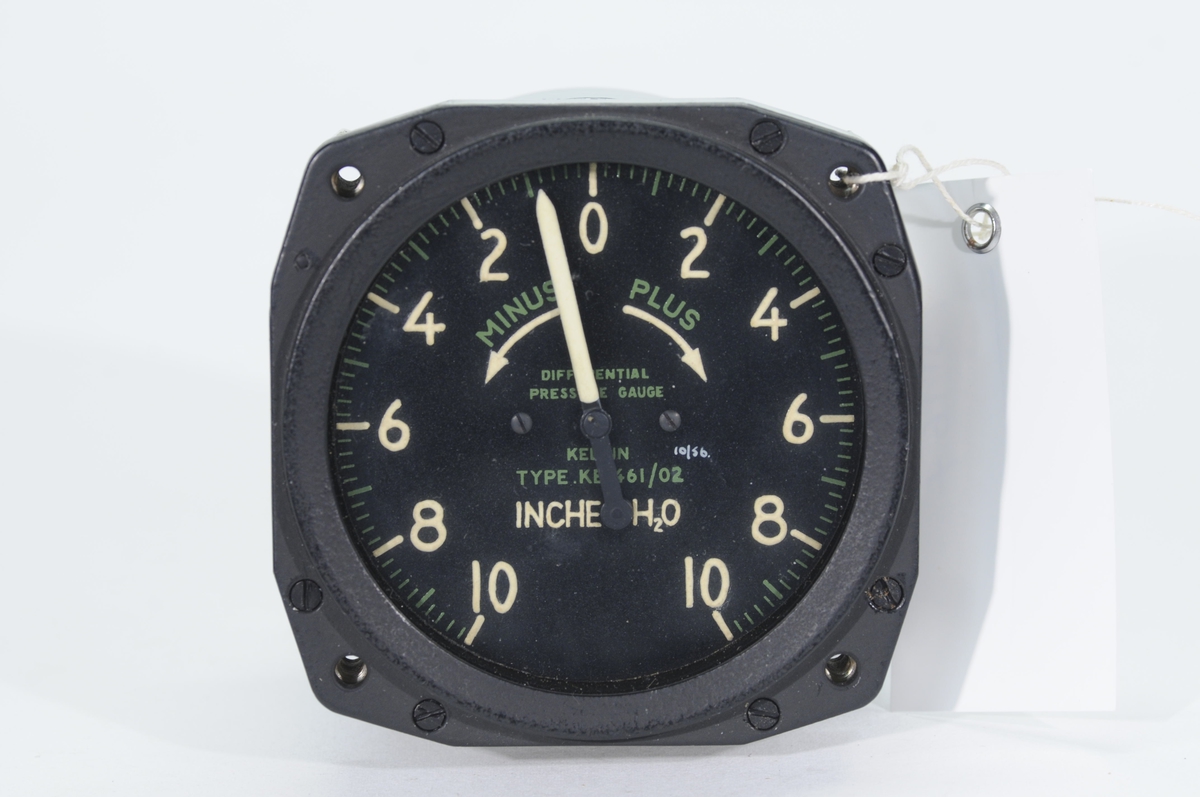Variometer KB 461/02, två skalor 0 - -10, 0 - +10.