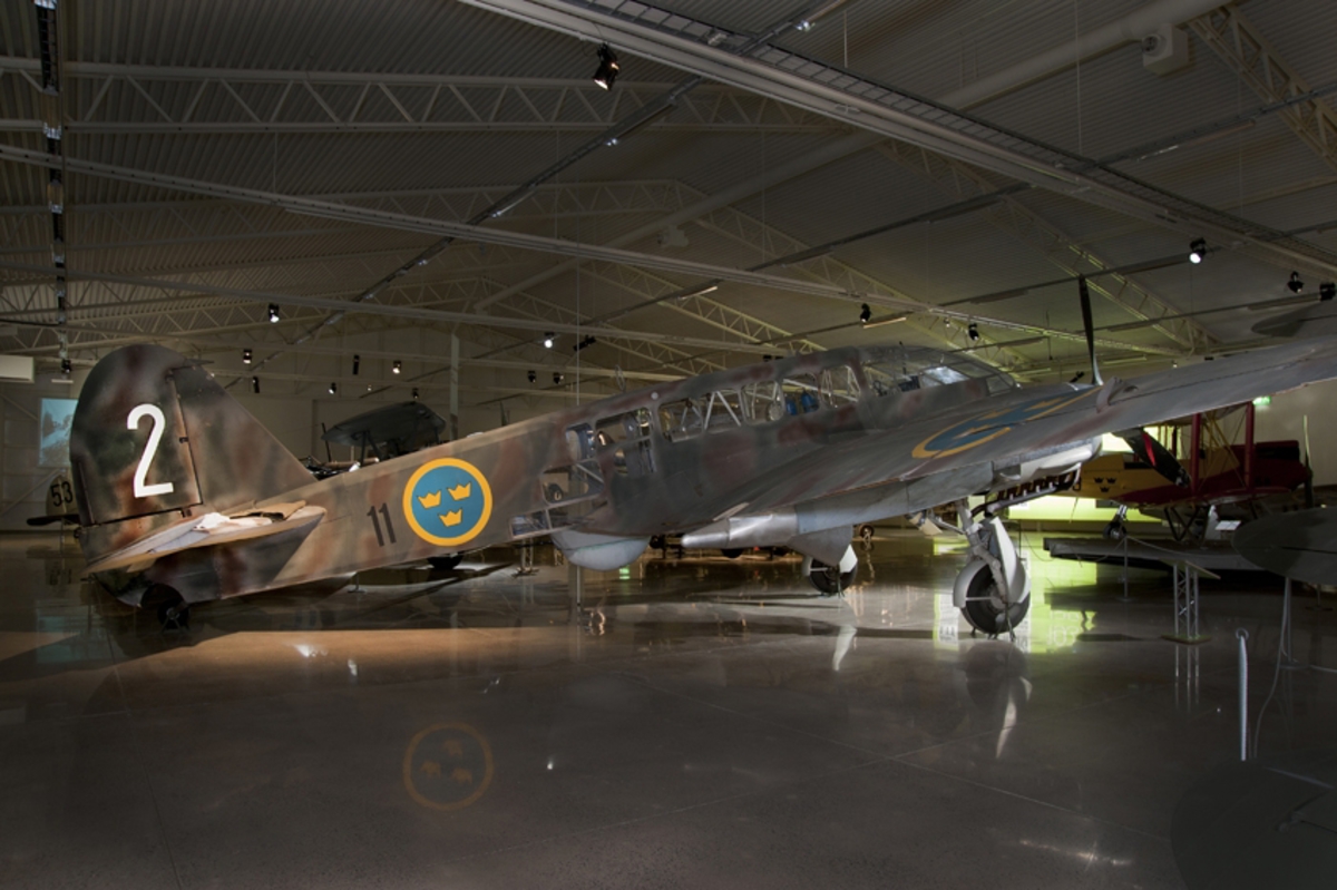 Bombflygplan, B 16A
Caproni Ca.313

Flygplanet är en replika.