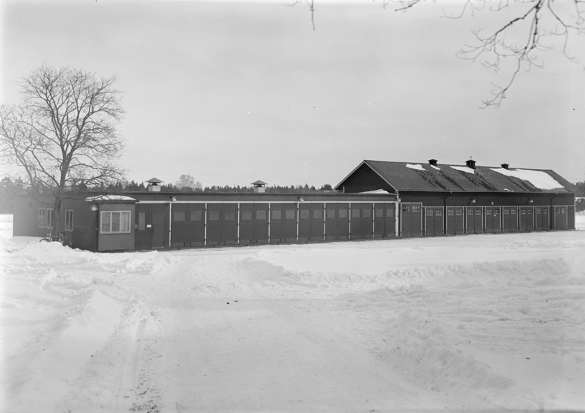 Garagebyggnad på F 3 Malmen.