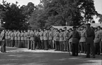 Fallskärmsjägarskolan i Karlsborg 1959.Örnparad.