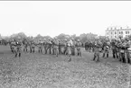 Genomgång med befäl av övningsbestämmelserna före sommarmarschen 1931.