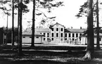 Karlsborg 1930-talet. Vakten till Infanterivolontärskolan.