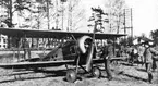 Karlsborg 1934. Flygplan Tummeliten 