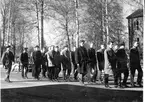 Fallskärmsjägarskolan Karlsborg 1957. Inryckning.