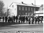 Fallskärmsjägarskolan Karlsborg 1957. Inryckning.