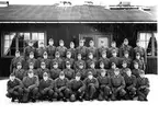 Fallskärmsjägarskolan Karlsborg 1958. Inryckning. Foto: Atelje Byqvist.