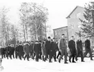 Fallskärmsjägarskolan Karlsborg 1958. Inryckning.