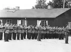 Fallskärmsjägarskolan Karlsborg 1957.Nya fallskärmsjägare.