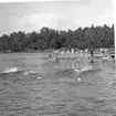 Fallskärmsjägarskolan i Karlsborg 1957.