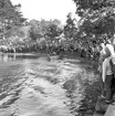 Fallskärmsjägarskolan i Karlsborg 1957.