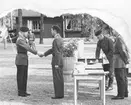 Fallskärmsjägarskolan i Karlsborg 1961.