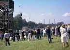 Fallskärmsjägarskolan i Karlsborg 1966.FJS-dagen.Hopptornet.
