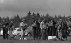 Fallskärmsjägarskolan i Karlsborg 1958.Hoppning.