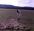 Fallskärmsjägarskolan i Karlsborg 1958.Hoppning.