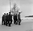 Fallskärmsjägarskolan i Karlsborg 1958.Inryckning.