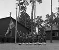 Fallskärmsjägarskolan i Karlsborg 1958.Örnparad.