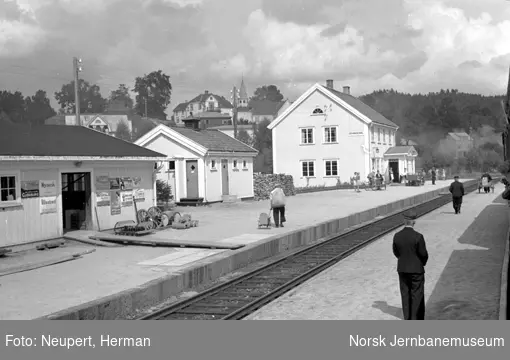 Drangedal stasjon, fra toget