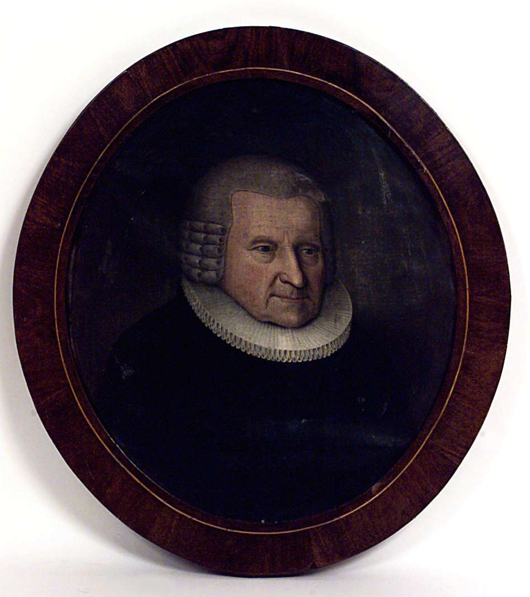 Brystportrett av Henrik Anker, sogneprest i Ringsaker.
